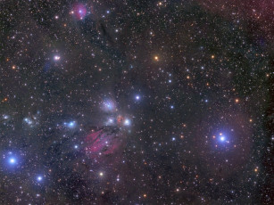 Картинка ngc 2170 космос галактики туманности