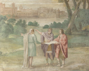 Картинка domenico zampieri apollo and neptune advising laomedon on the building of troy рисованные domenichino