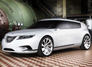 обоя saab 9-x biohybrid concept 2008, автомобили, saab, 2008, concept, biohybrid, 9-x