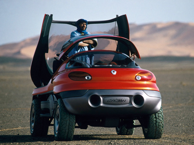 Обои картинки фото renault racoon concept 1993, автомобили, renault, racoon, 1993, concept