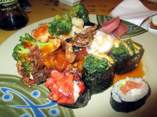 Картинка еда рыба +морепродукты +суши +роллы кухня суши роллы ассорти японская