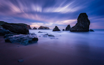 Картинка природа побережье камни берег море скалы небо