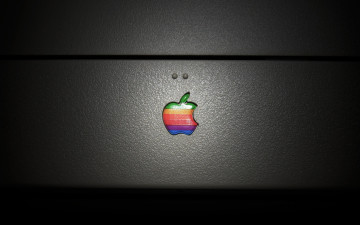 Картинка компьютеры apple логотип яблоко монитор