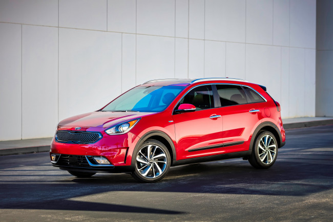 Обои картинки фото автомобили, kia, niro, 2017, г, us-spec