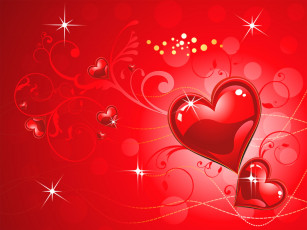 обоя праздничные, день святого валентина,  сердечки,  любовь, фон, сердечки