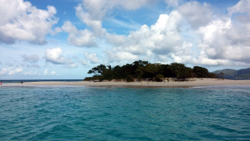 Картинка природа побережье вода островок