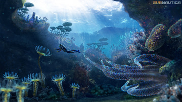 Картинка видео+игры subnautica адвенчура подводный мир симулятор action