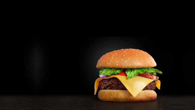 Обои картинки фото еда, бутерброды,  гамбургеры,  канапе, бургер, арт, burger, mendez, cakson
