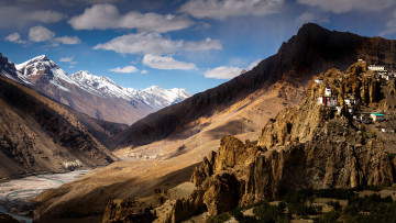 обоя dhankar monastery, города, - буддийские и другие храмы, dhankar, monastery