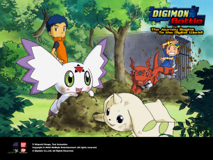 обоя digimon, battle, видео, игры