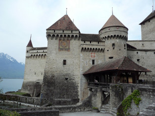 Картинка города шильонский замок швейцария