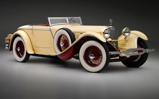 Обои картинки фото mercedes, benz, 680s, saoutchik, torpedo, roadster, 1928, автомобили, классика