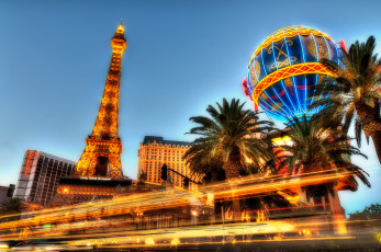 Картинка города лас вегас сша кусочек парижа америка отель