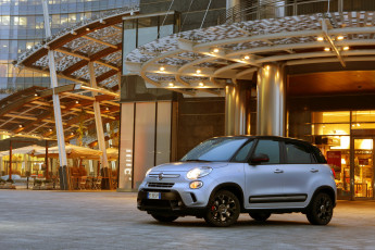 Картинка 2014+fiat+500l+beats+edition автомобили fiat серебристый тюнинг