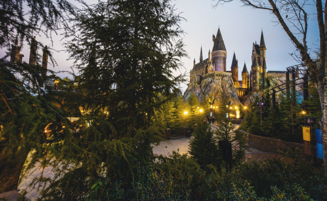 Обои картинки фото wizarding world of harry potter , universal orlando resort, города, - дворцы,  замки,  крепости, парк, развлечений, hdr