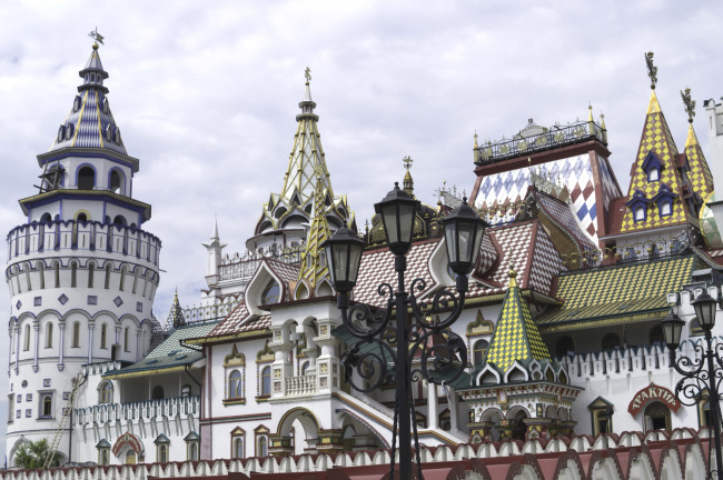 Обои картинки фото измайловский кремль, города, москва , россия, измайлово