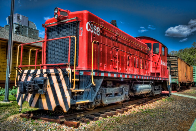 Обои картинки фото техника, локомотивы, рельсы, локомотив