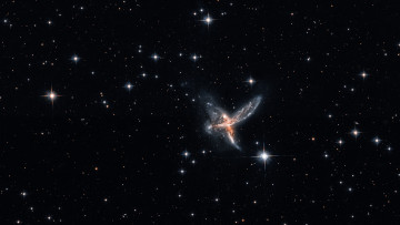 Картинка космос галактики туманности eso 593-8 - the bird