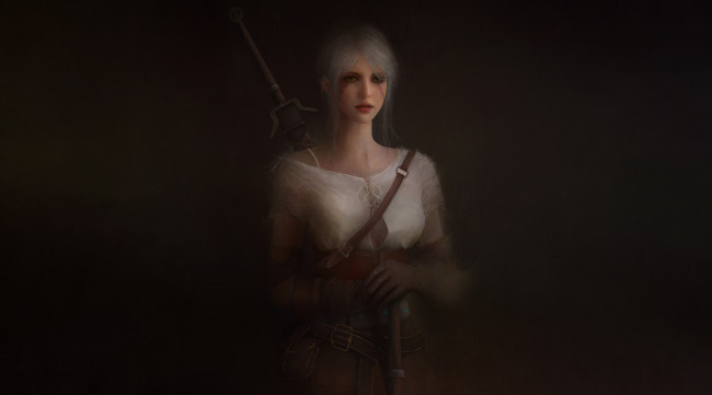 Обои картинки фото видео игры, the witcher 3,  wild hunt, девушка