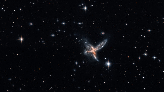 Обои картинки фото космос, галактики, туманности, eso, 593-8, -, the, bird