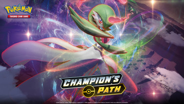 обоя видео игры, pokemon,  champion`s path, trading, cards, game