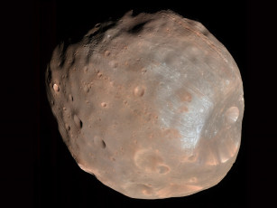Картинка фобос спутник марса космос марс