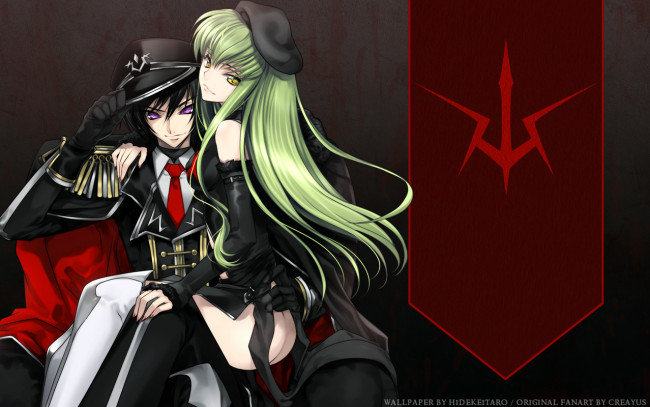 Обои картинки фото code, geass, lelouch, of, the, rebellion, аниме