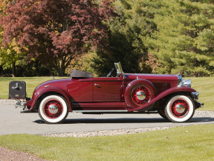 Картинка автомобили studebaker 1931 красный roadster president eight state model 80