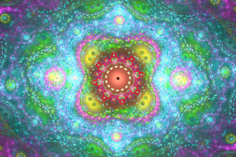 Картинка 3д+графика фракталы+ fractal абстракция круг колесо звёздочка свечение фигуры орнамент узоры