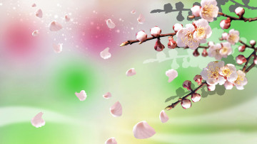 Картинка разное компьютерный+дизайн коллаж весна ветка сад цветы