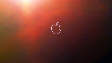 обоя компьютеры, apple, фон, логотип