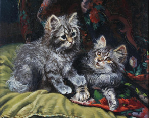 Картинка рисованные wilson hepple пушистые котята