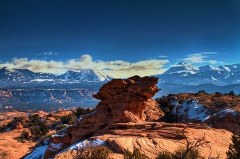 обоя природа, горы, moab, utah