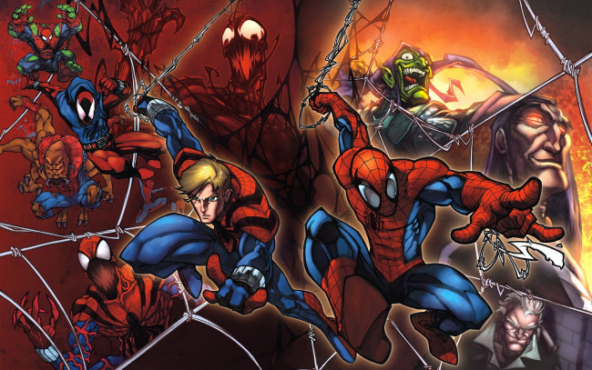 Обои картинки фото spiderman, рисованные, комиксы, человек-паук, комикс