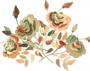 Картинка векторная+графика цветы+ flowers цветы лепестки фон