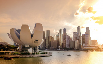 Картинка singapore города сингапур+ сингапур небоскребы