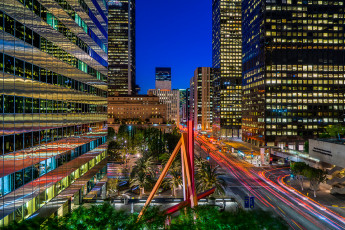 Картинка bonaventure+hotel города лос-анджелес+ сша огни ночь