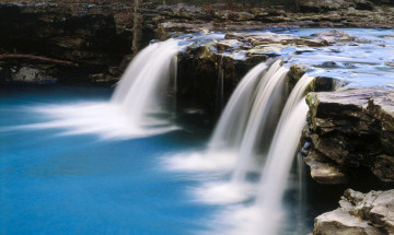 Картинка природа водопады водопад поток камни