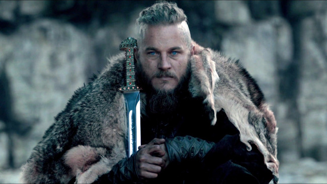 Обои картинки фото кино фильмы, vikings , 2013,  сериал, ragnar, lodbrok, travis, fimmel