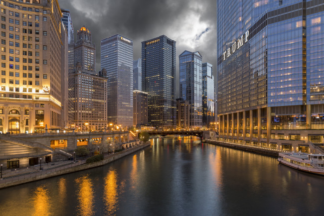 Обои картинки фото chicago, города, Чикаго , сша, панорама, небоскребы