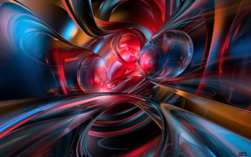 Картинка 3д графика abstract абстракции фон цвета