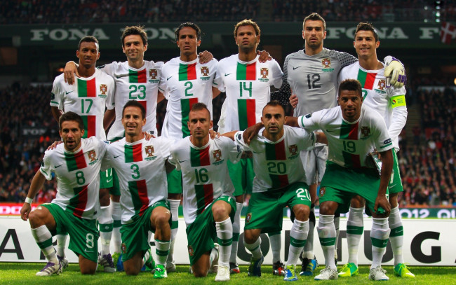 Обои картинки фото команда, португалии, спорт, футбол, euro-2012
