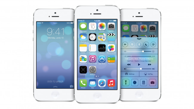 Обои картинки фото apple, представила, ios, бренды, iphone, смартфон