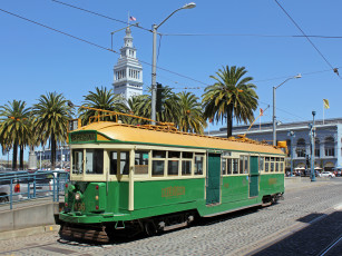 Картинка техника трамваи рельсы трамвай город