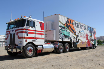 Картинка peterbilt+truck автомобили peterbilt тяжёлый грузовик