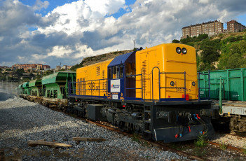 Картинка техника поезда локомотив состав рельсы дорога железная