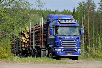 Картинка автомобили scania truck timber r560