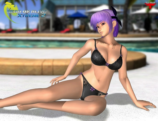 Обои картинки фото видео игры, dead or alive,  xtreme 2, девушка, купальник, бассейн