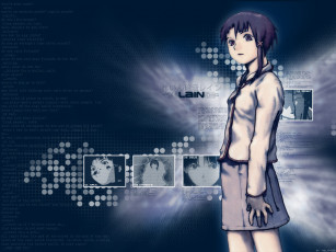 обоя аниме, lain