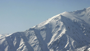 Картинка природа горы снег планер